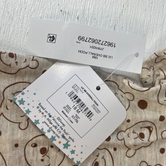 Disney Baby Winnie The Pooh Graphic Tshirt Tan Size 18M New - Picture 6 of 7